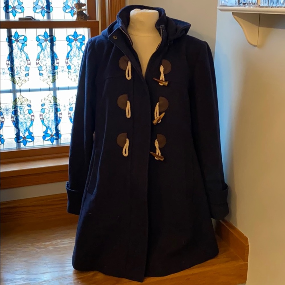 Navy Maternity Peacoat